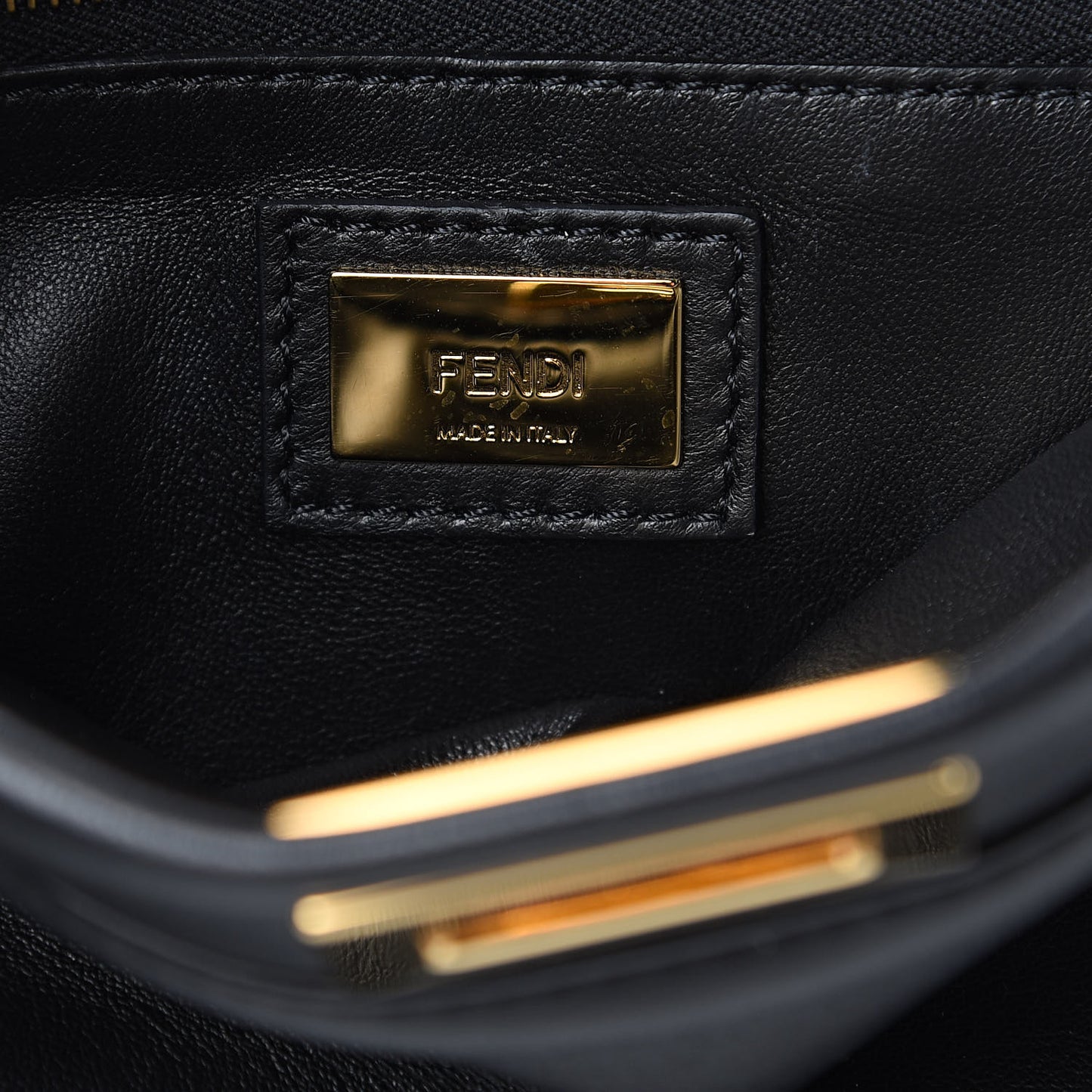 Nappa Mini Peekaboo Iconic Satchel Black