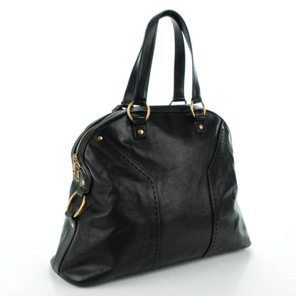 Saint Laurent Calfskin Oversized Muse Black 3 of 7