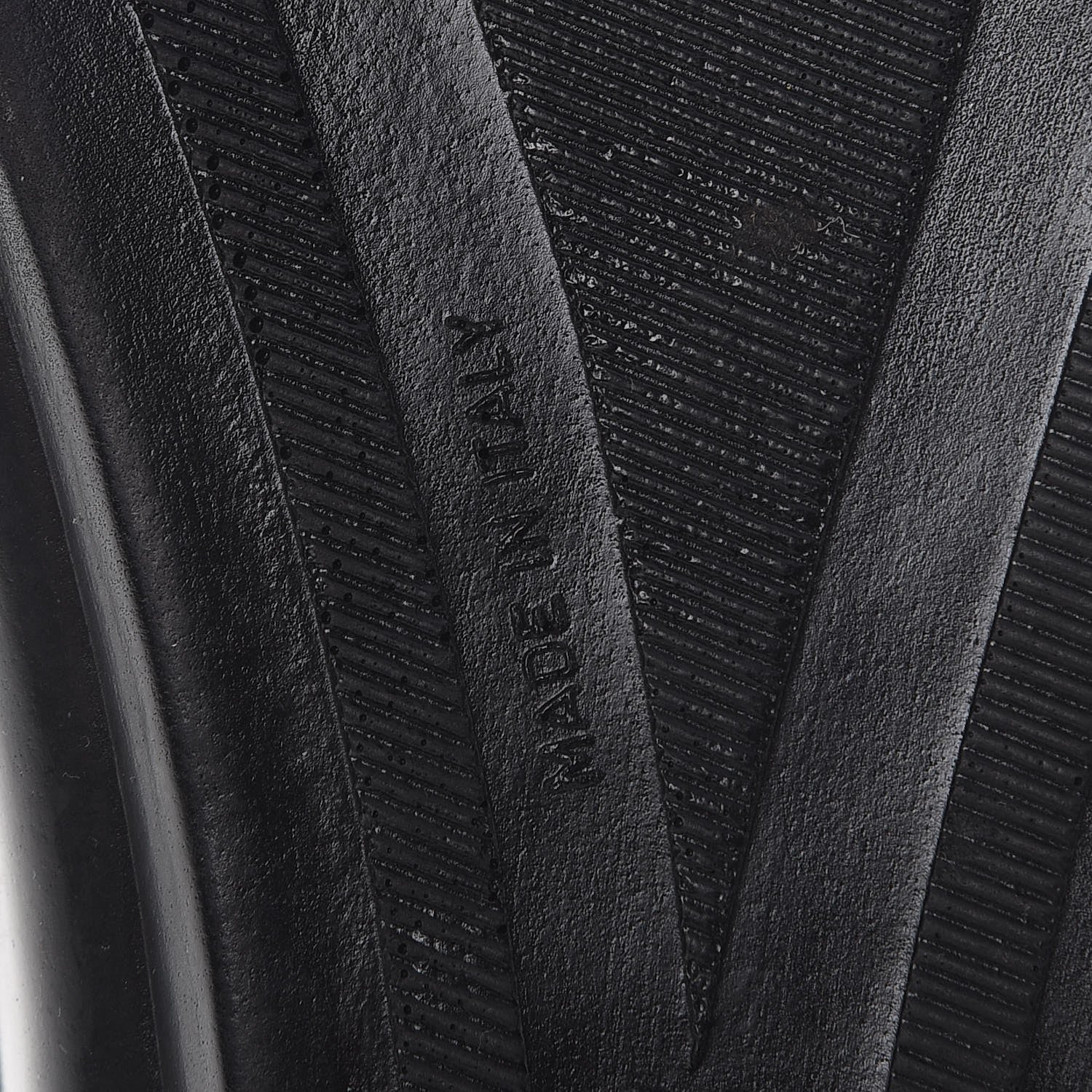 Saint Laurent Calfskin Pool Slide Sandals 10 Black Beige 9 of 16