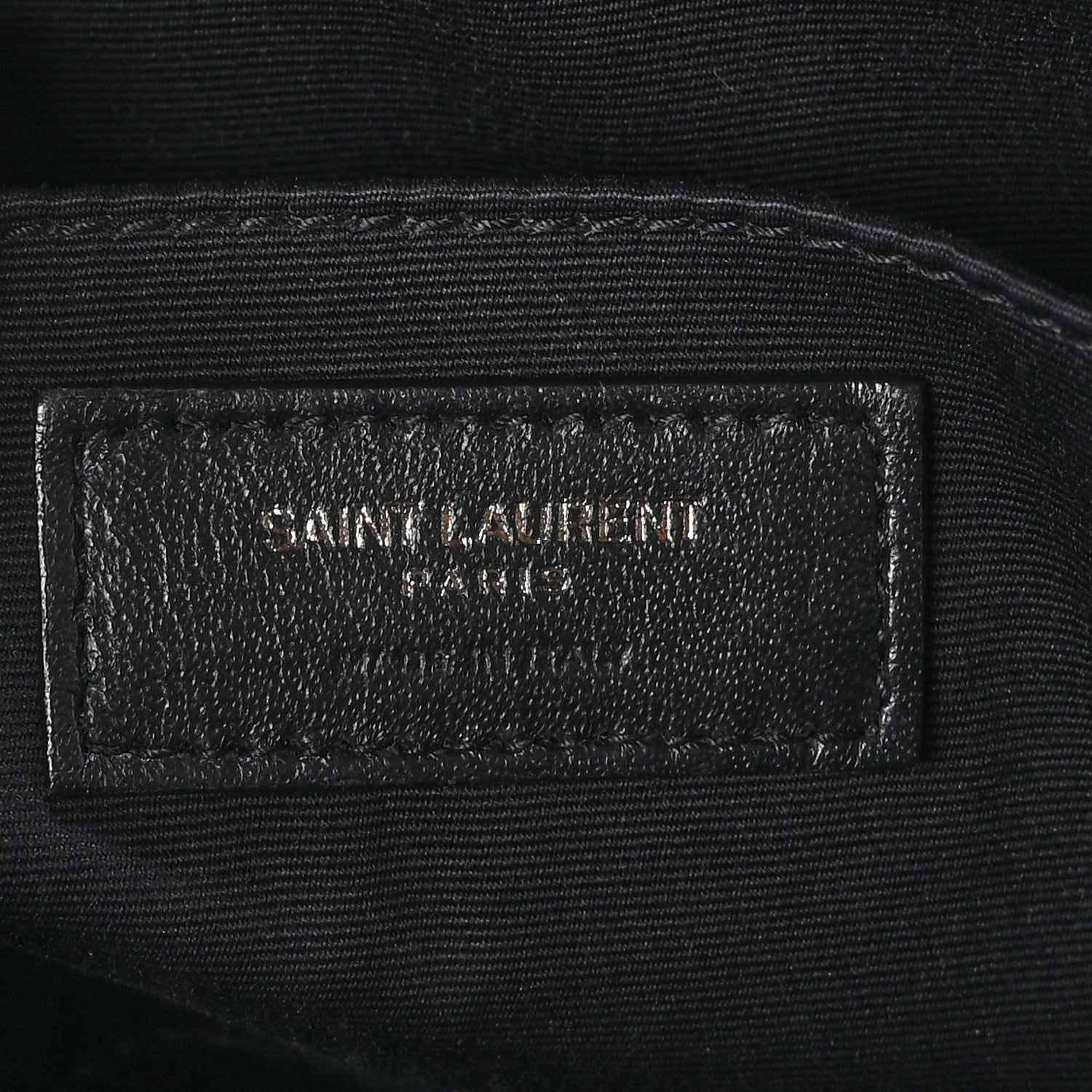 Saint Laurent Calfskin Matelasse Monogram Lou Camera Bag Black 6 of 11