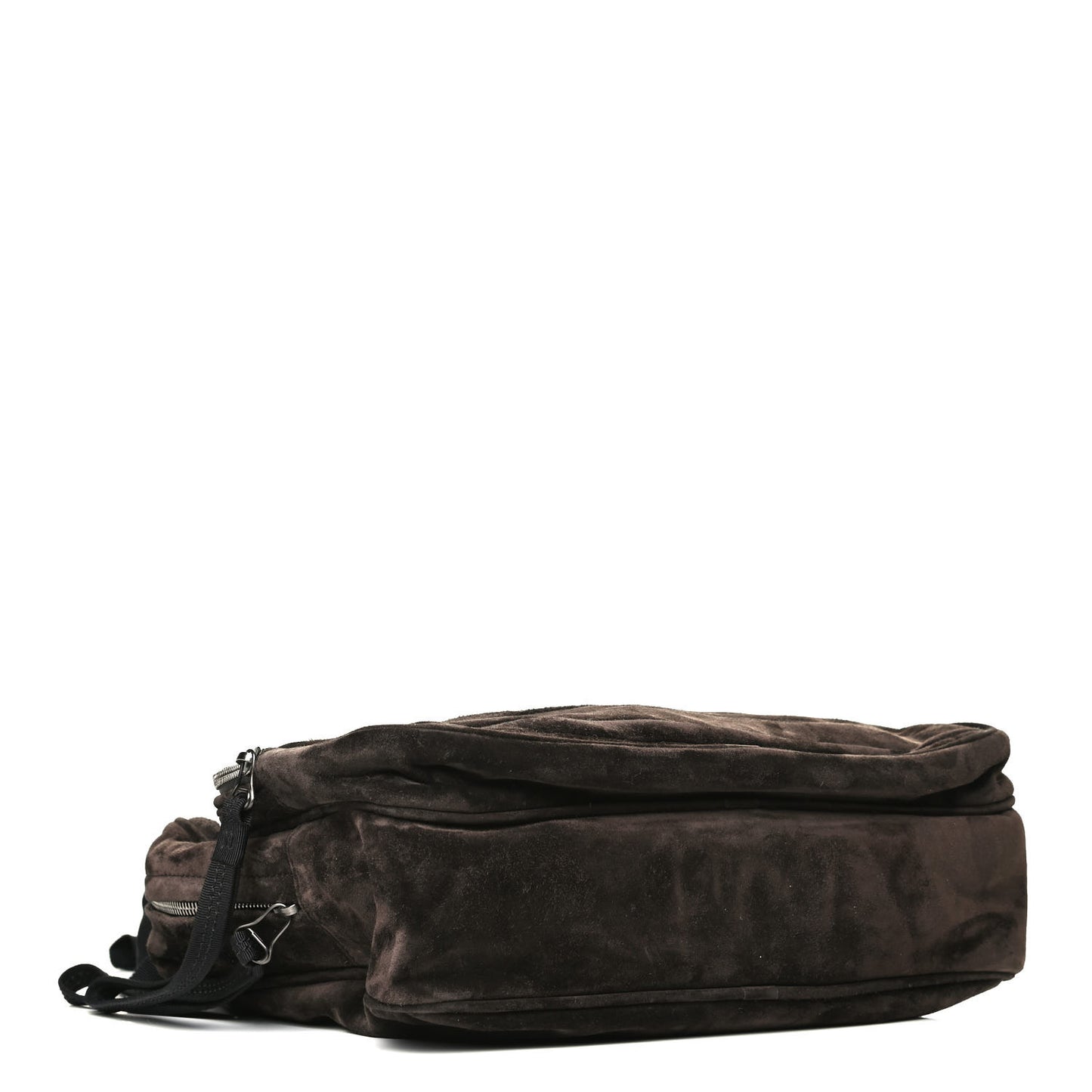 Suede Shoulder Bag Brown