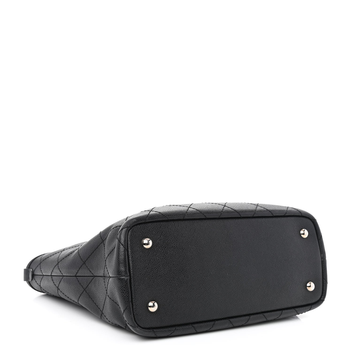 Chanel Grained Calfskin Shopping Fever Tote Black 5 of 14