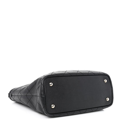 Chanel Grained Calfskin Shopping Fever Tote Black 5 of 14