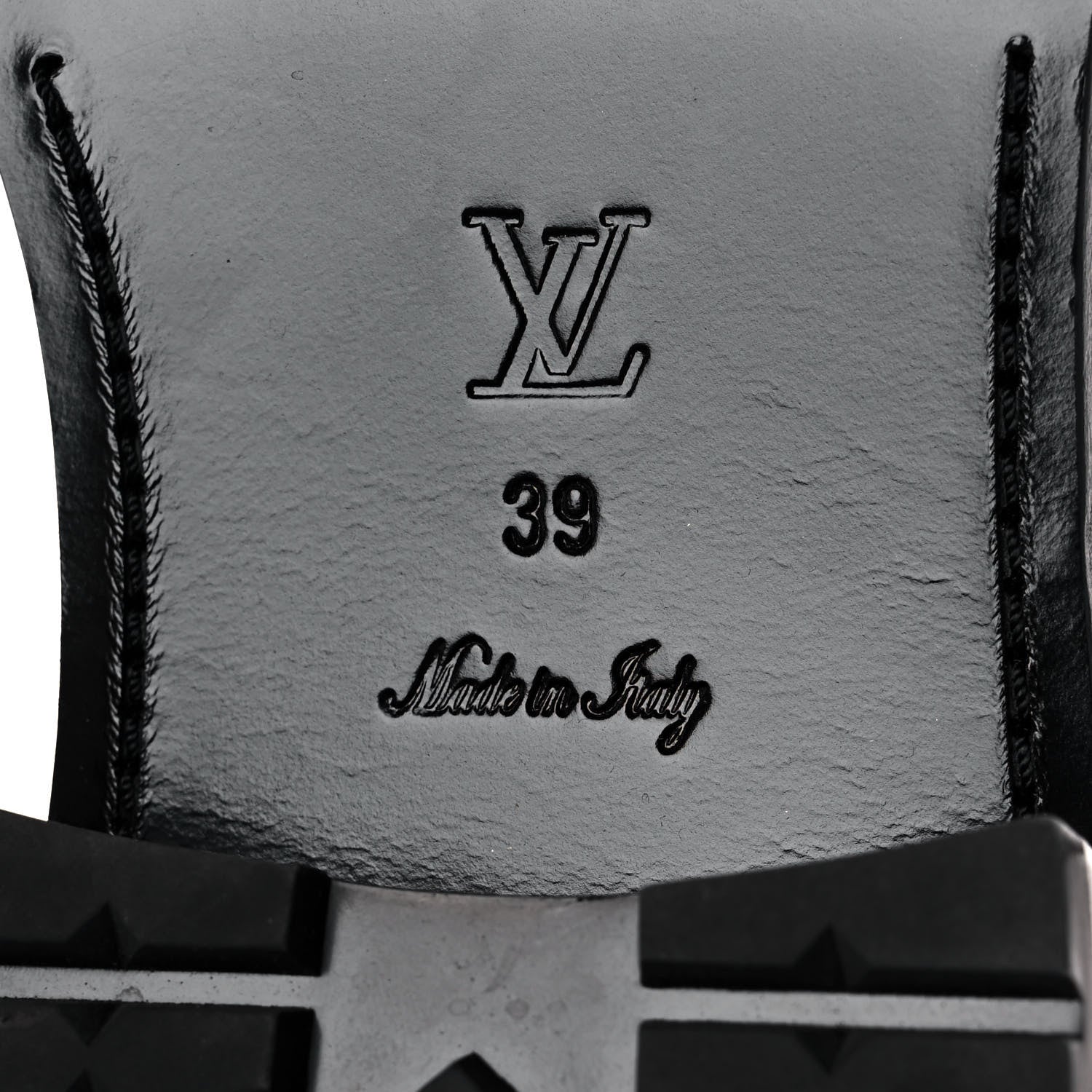 Louis Vuitton Calfskin Monogram Discovery Flat Ankle Boots 39 Black 6 of 8