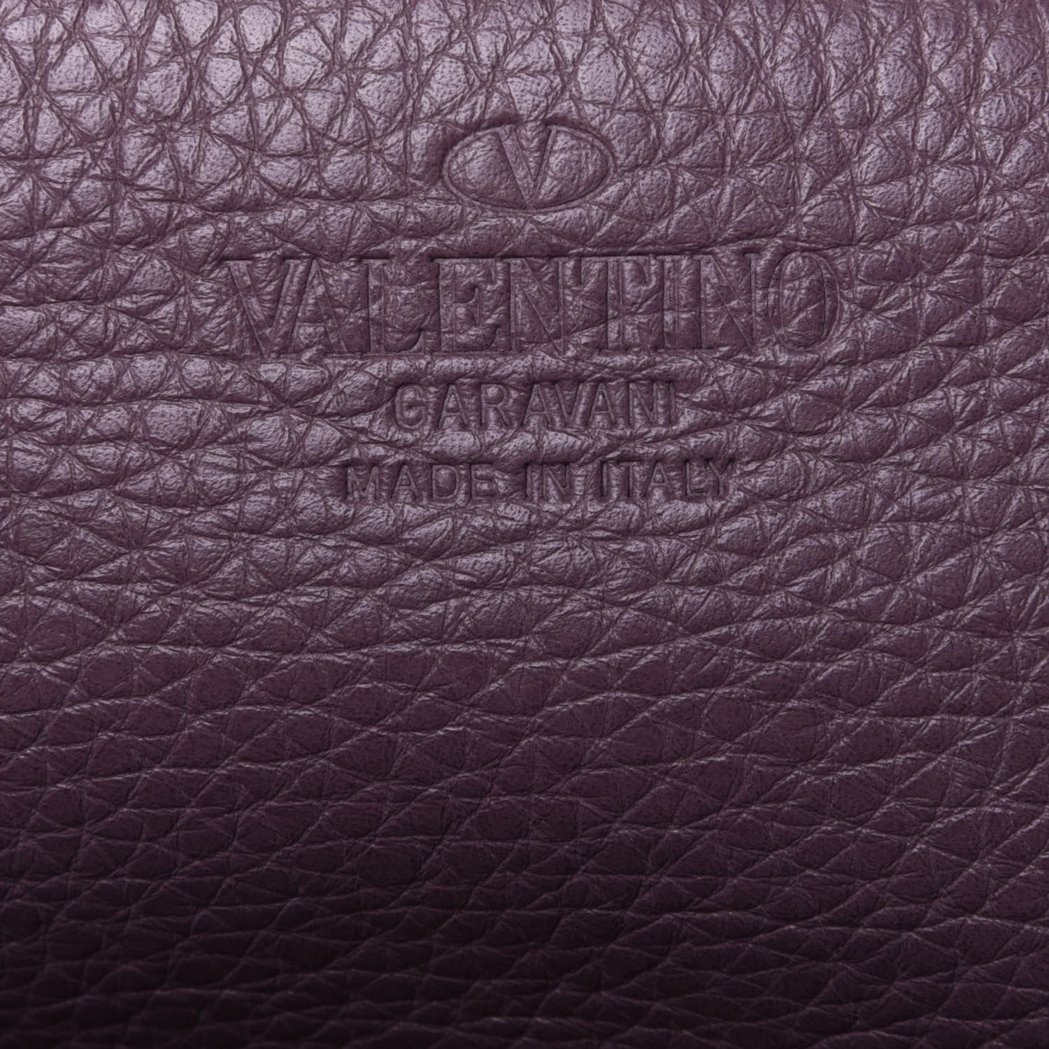 Valentino Garavani Pebbled Calfskin Medium Rockstud Tote Dark Mauve 5 of 11