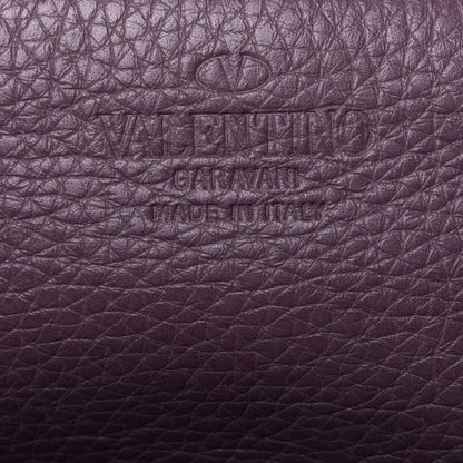 Valentino Garavani Pebbled Calfskin Medium Rockstud Tote Dark Mauve 5 of 11
