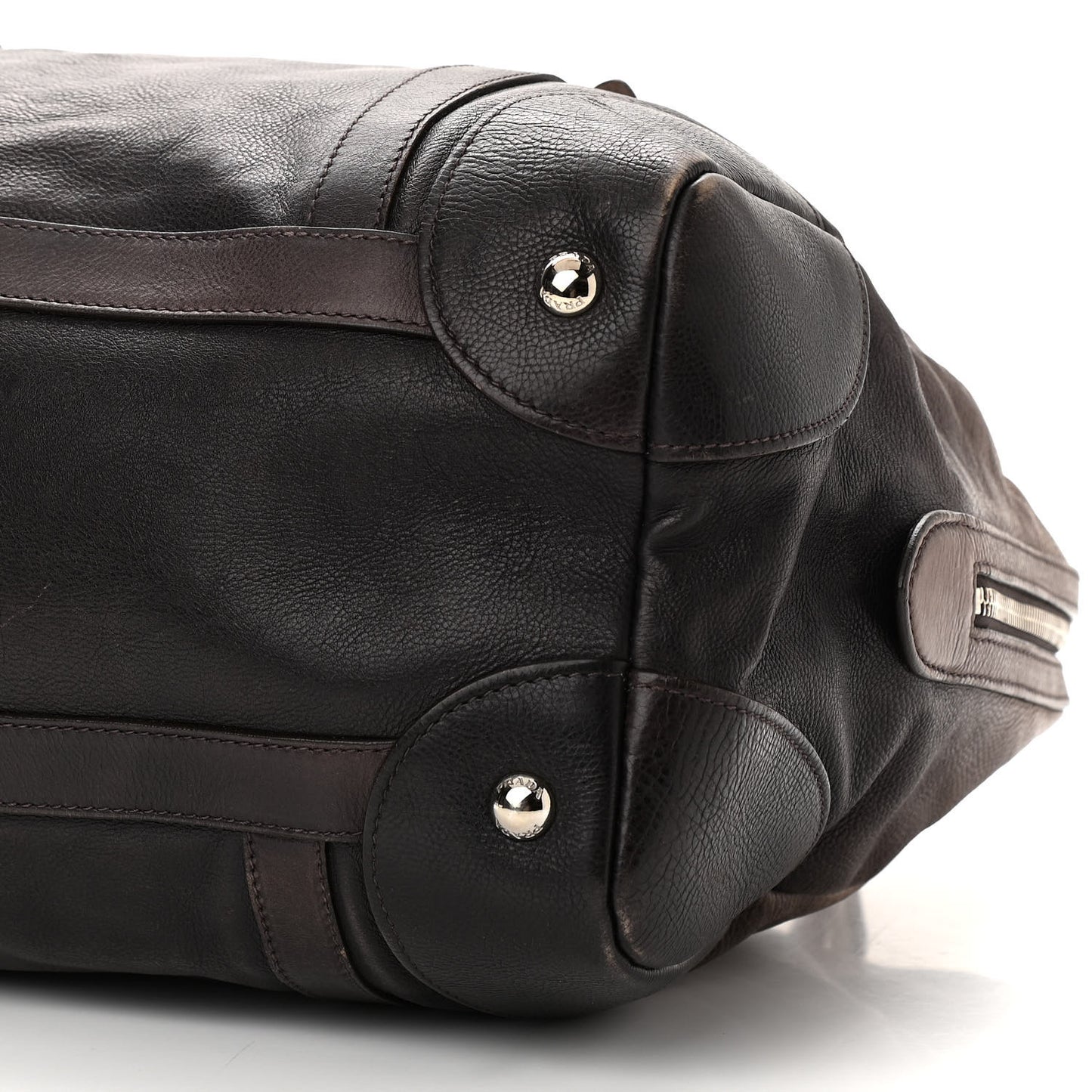 Glace Calf Shoulder Bag Ardesia Fumo