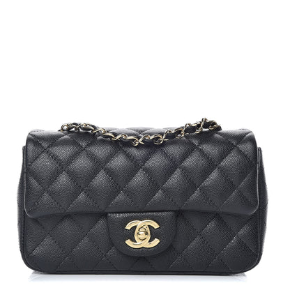 Chanel Caviar Quilted Mini Rectangular Flap Black 1 of 9