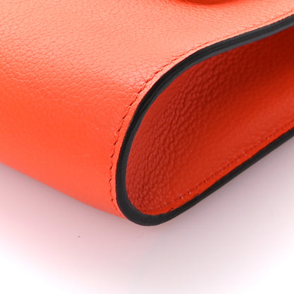 Versace Grained Calfskin La Medusa Crossbody Bag Orange 9 of 9