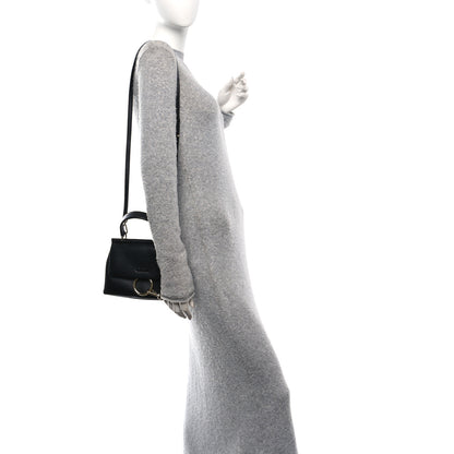 Chloe Lambskin Small Faye Top Handle Bag Black 3 of 9