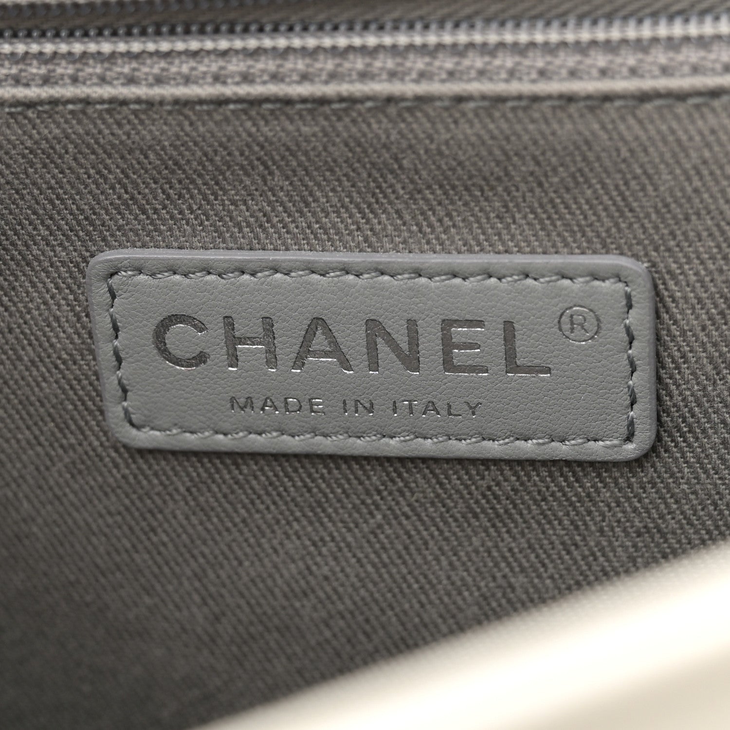 Chanel Iridescent Lambskin Quilted Large Boy Flap White 6 of 12