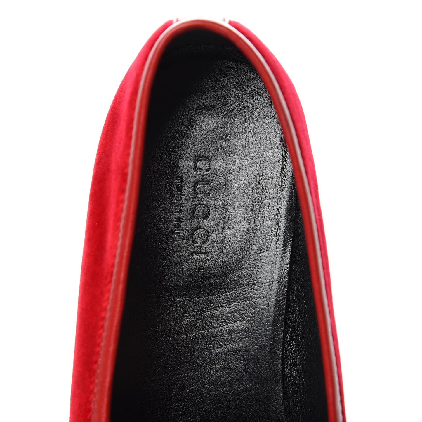 Velvet Horsebit Womens Jordaan Loafers 38.5 Hibiscus Red