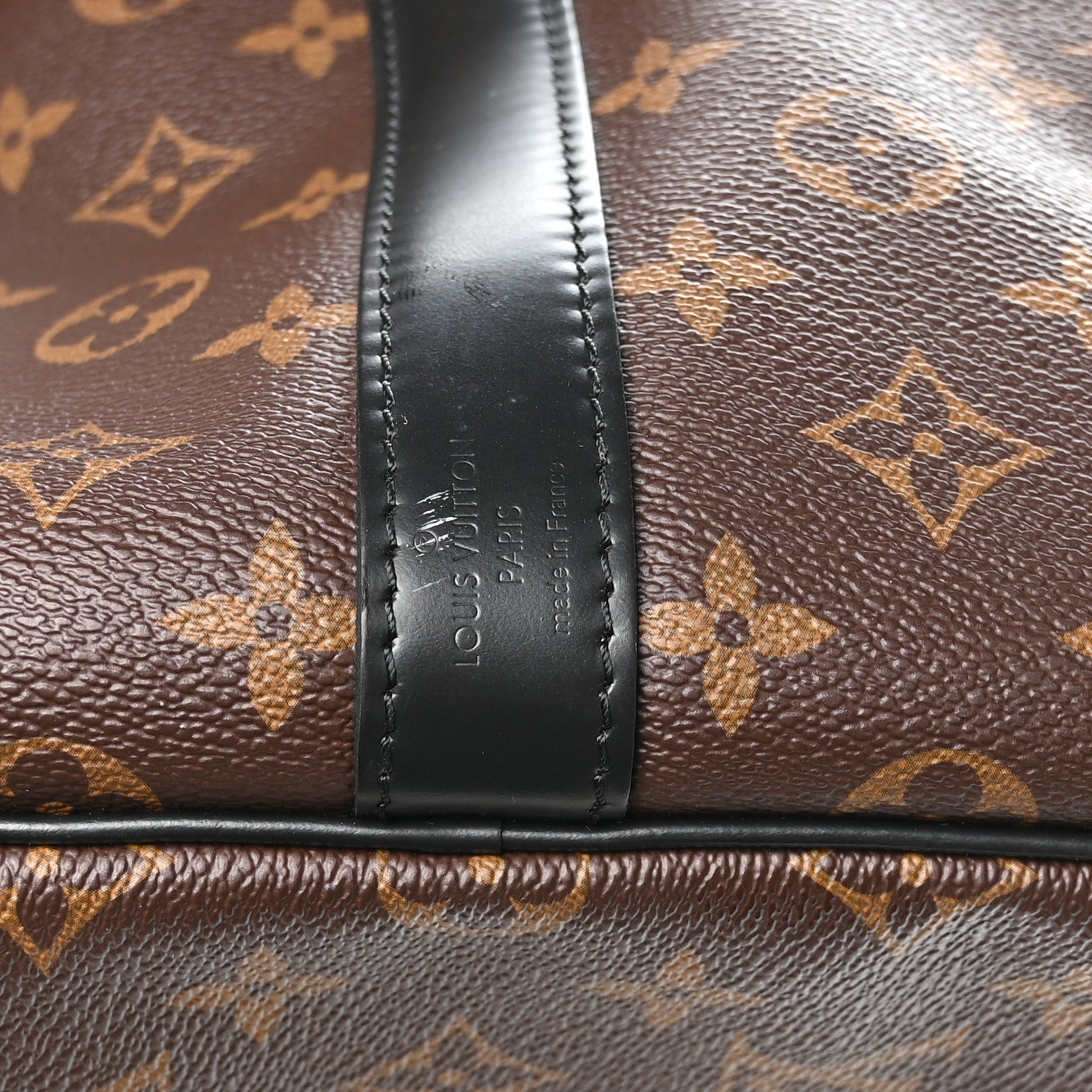 Louis Vuitton Monogram Macassar Keepall Bandouliere 55 5 of 8