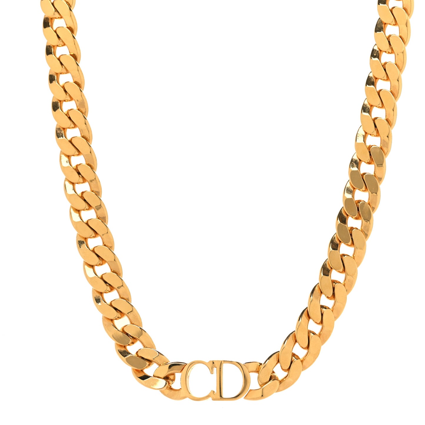 Metal Danseuse Etoile Chain Choker Necklace Gold