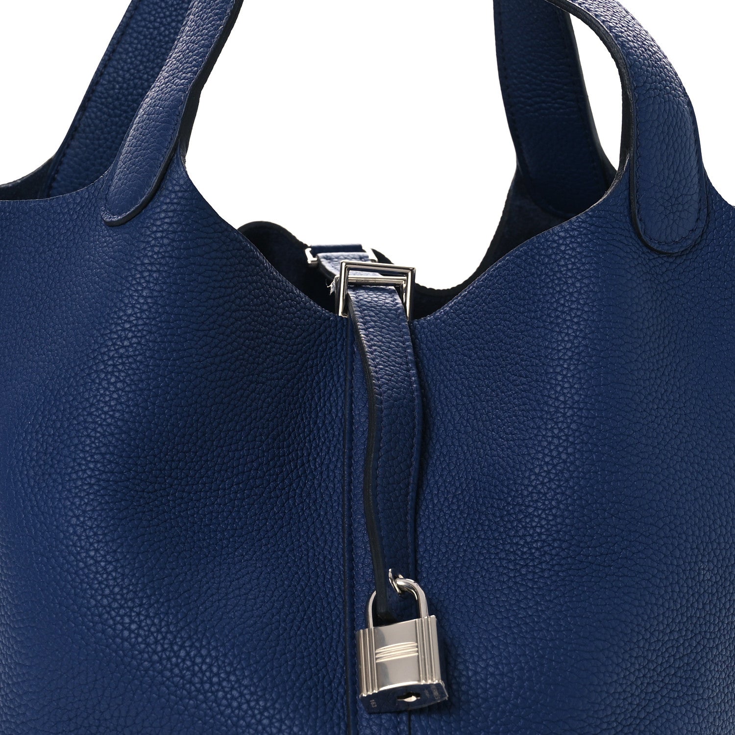 Hermes Taurillon Maurice Picotin Lock 22 MM Bleu Saphir 8 of 11