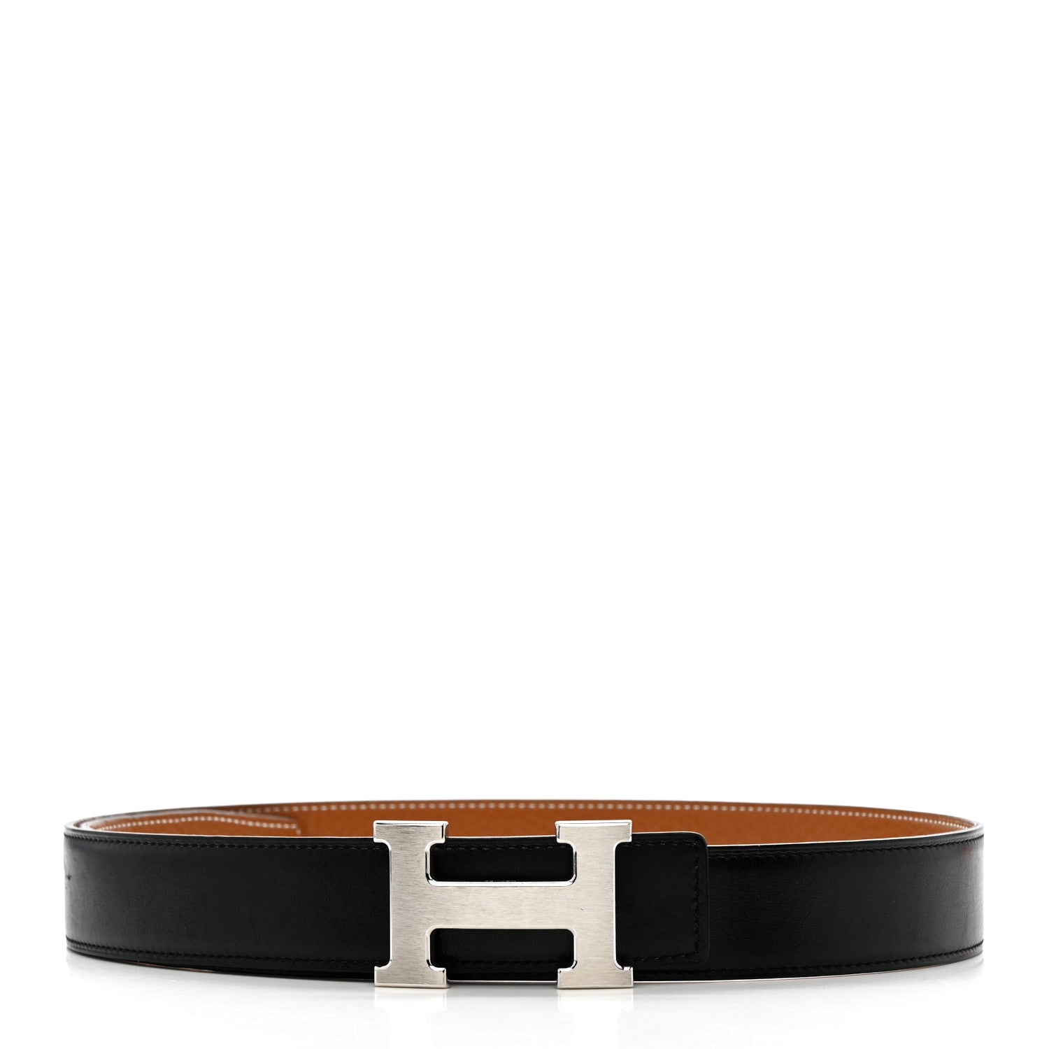 Hermes Box Togo 32mm H Belt 90 36 Black Gold 2 of 11
