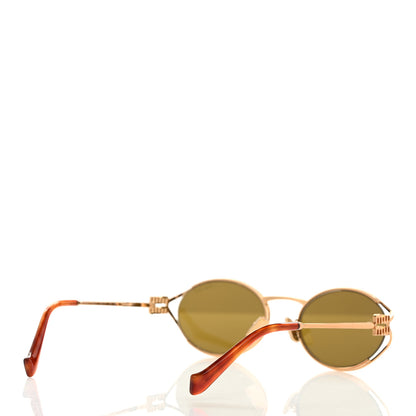 Miu Miu Metal Oval Sunglasses SMU52Y Tortoise 4 of 8