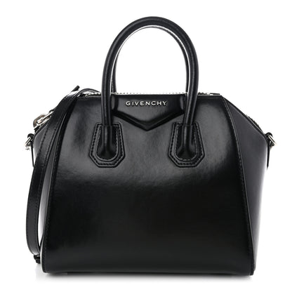 Givenchy Shiny Lord Calfskin Mini Antigona Black 1 of 12