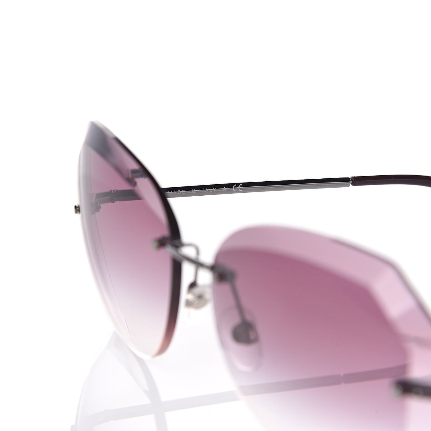 Metal Spring Round Sunglasses 4220 Pink