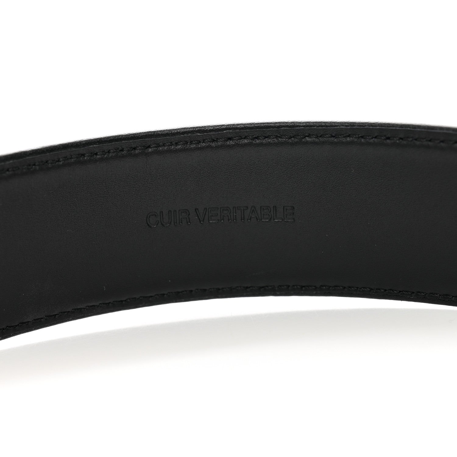 Chanel Calfskin CC Belt 70 28 Black Gold 5 of 6