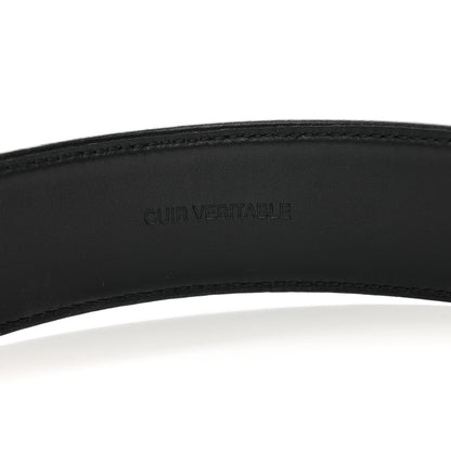 Chanel Calfskin CC Belt 70 28 Black Gold 5 of 6