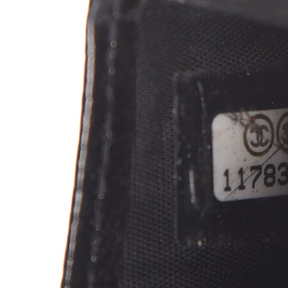 Chanel Patent Card Holder Case Black 8 of 9