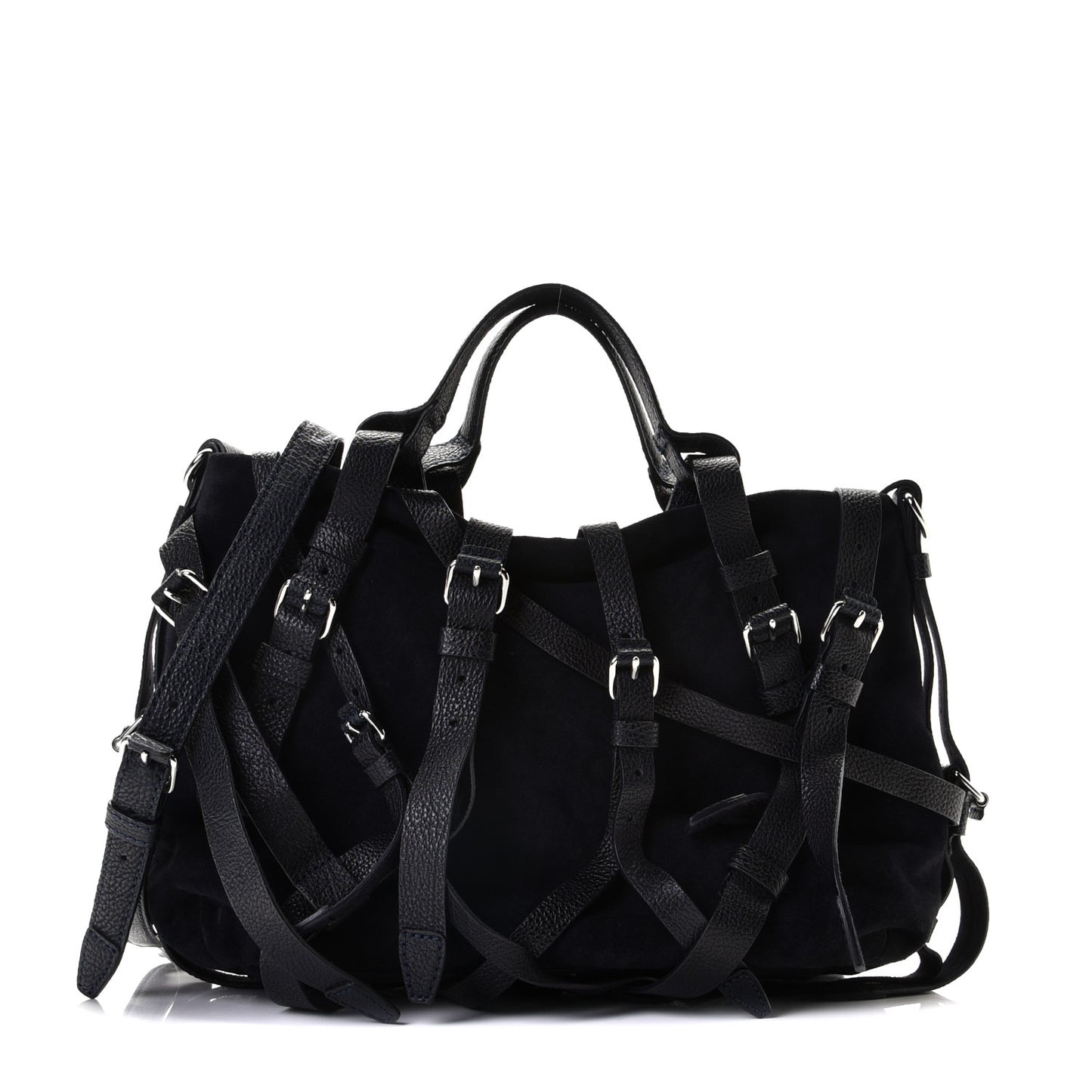 Suede Kirsten Satchel Navy