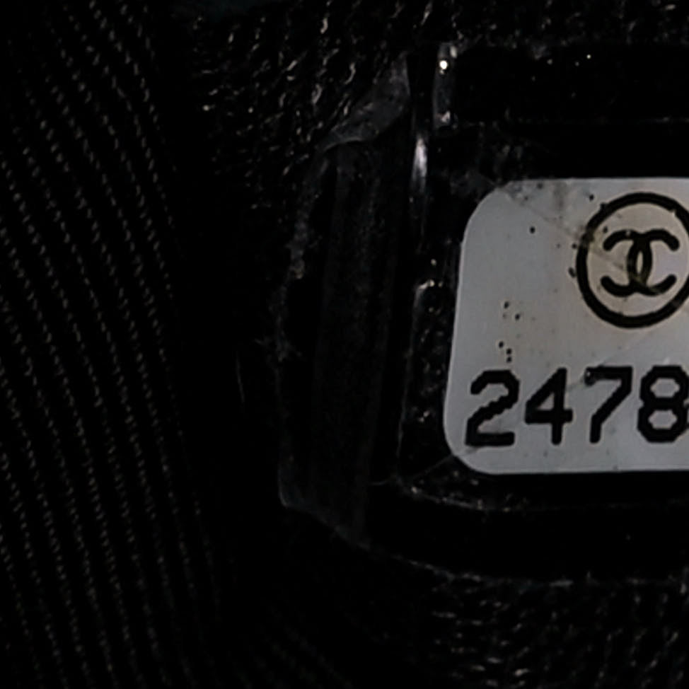 Calfskin Quilted Medium Boy Flap Black