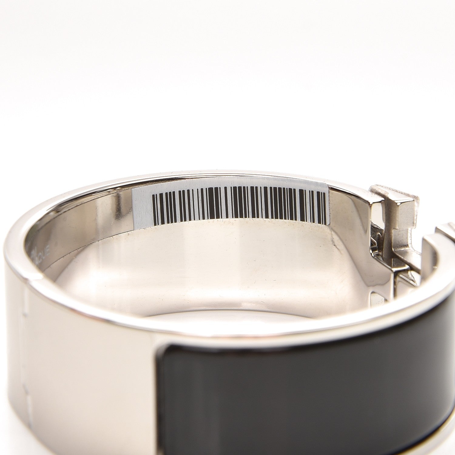 Hermes Enamel Wide Clic Clac H Bracelet PM Black 4 of 5