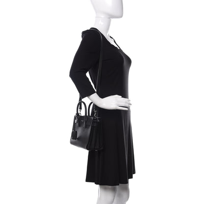 Saint Laurent Grained Calfskin Nano Sac De Jour Black 2 of 11
