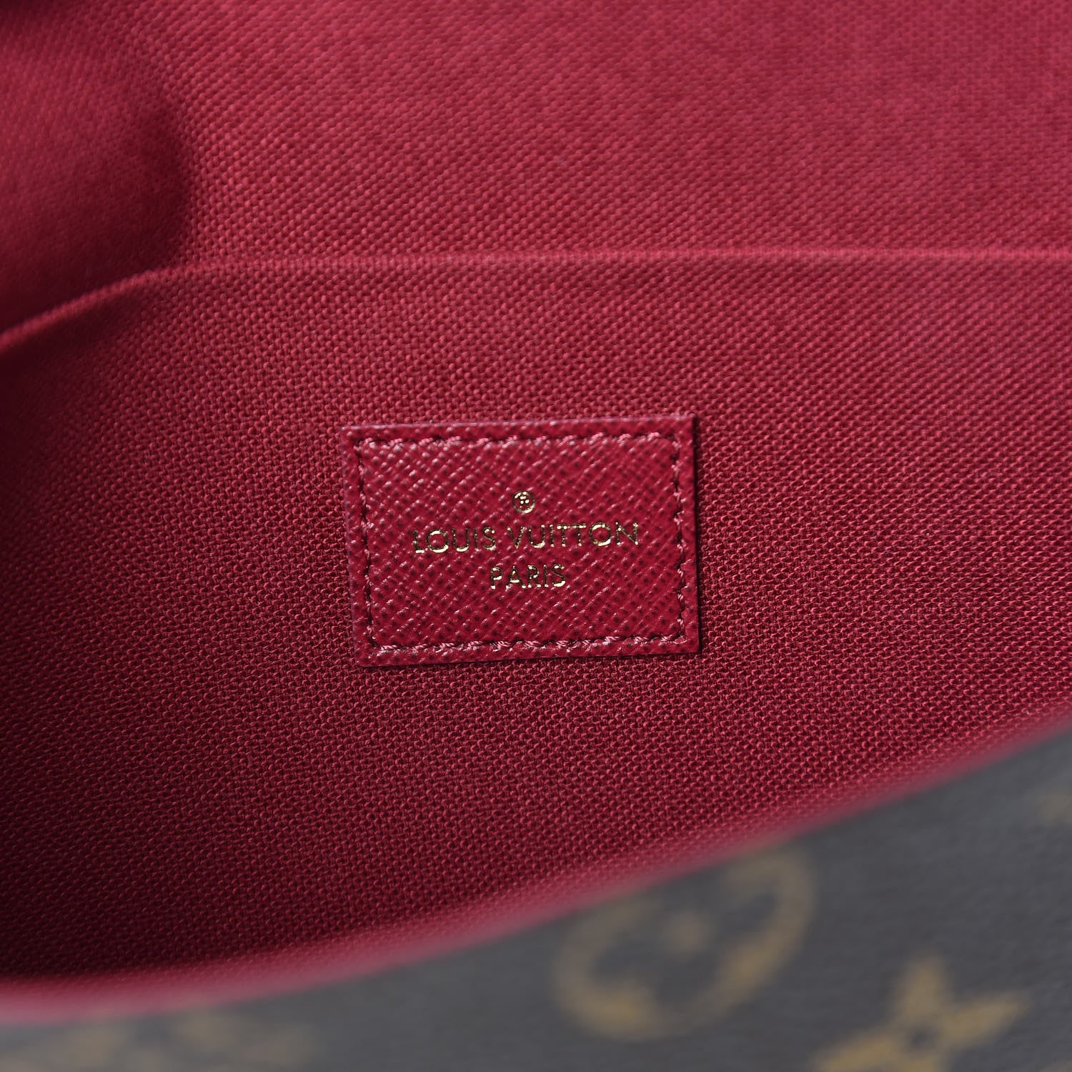 Louis Vuitton Monogram Pochette Felicie Chain Wallet Fuchsia 8 of 12