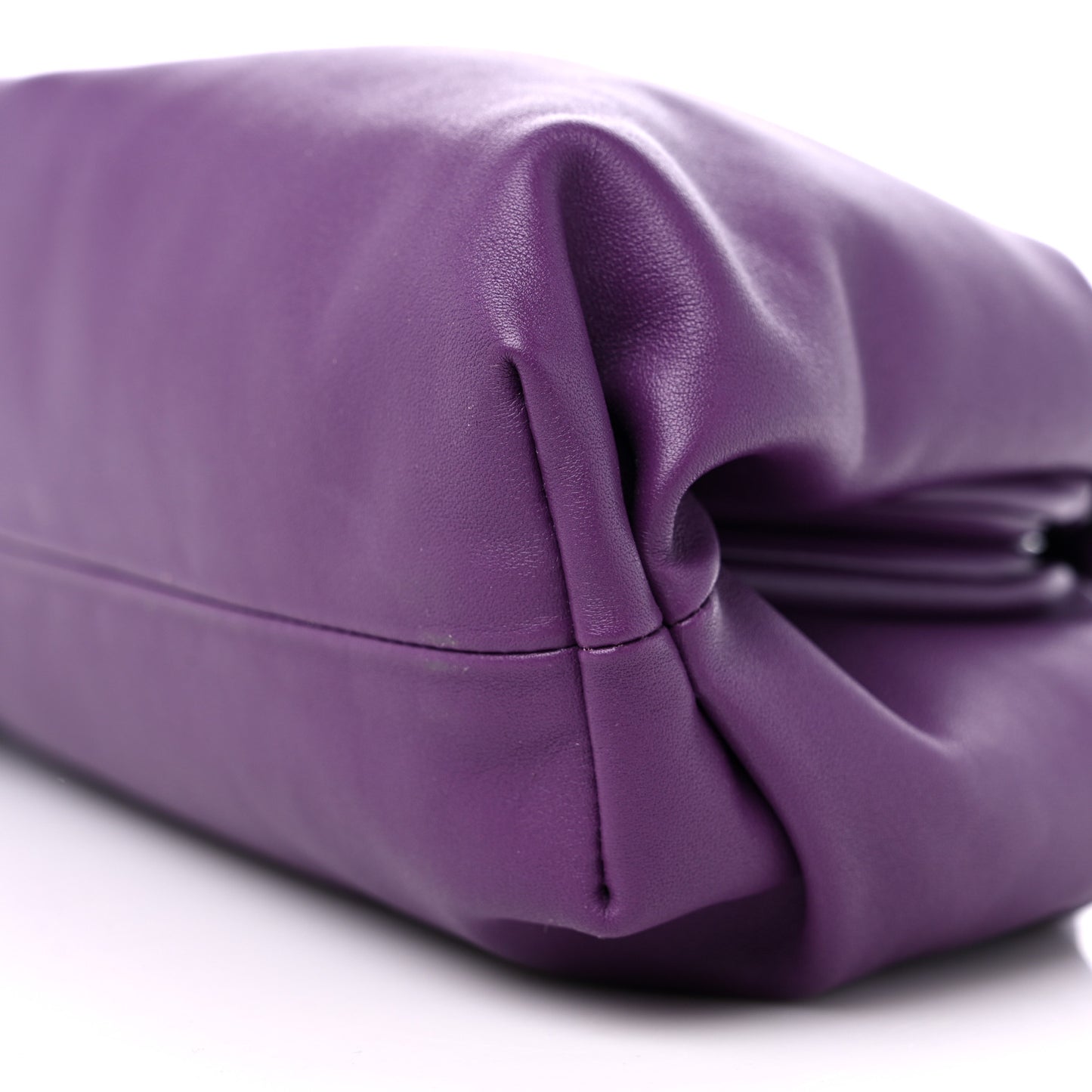 Calfskin Teen Pouch Eggplant