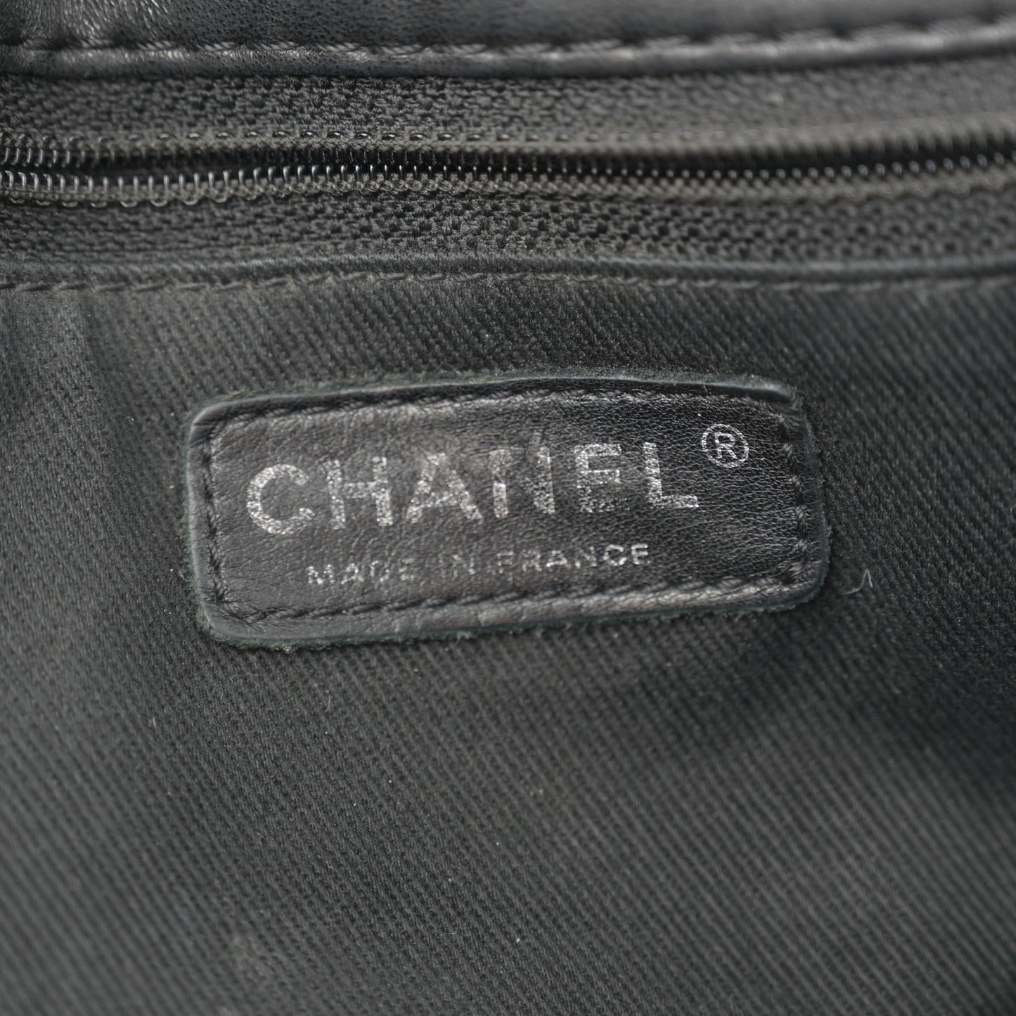 Lambskin Quilted Large Soft Touch Flap Black