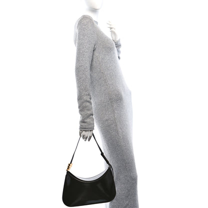 Bottega Veneta Patent Small Metal Loops Shoulder Bag Brown 2 of 9