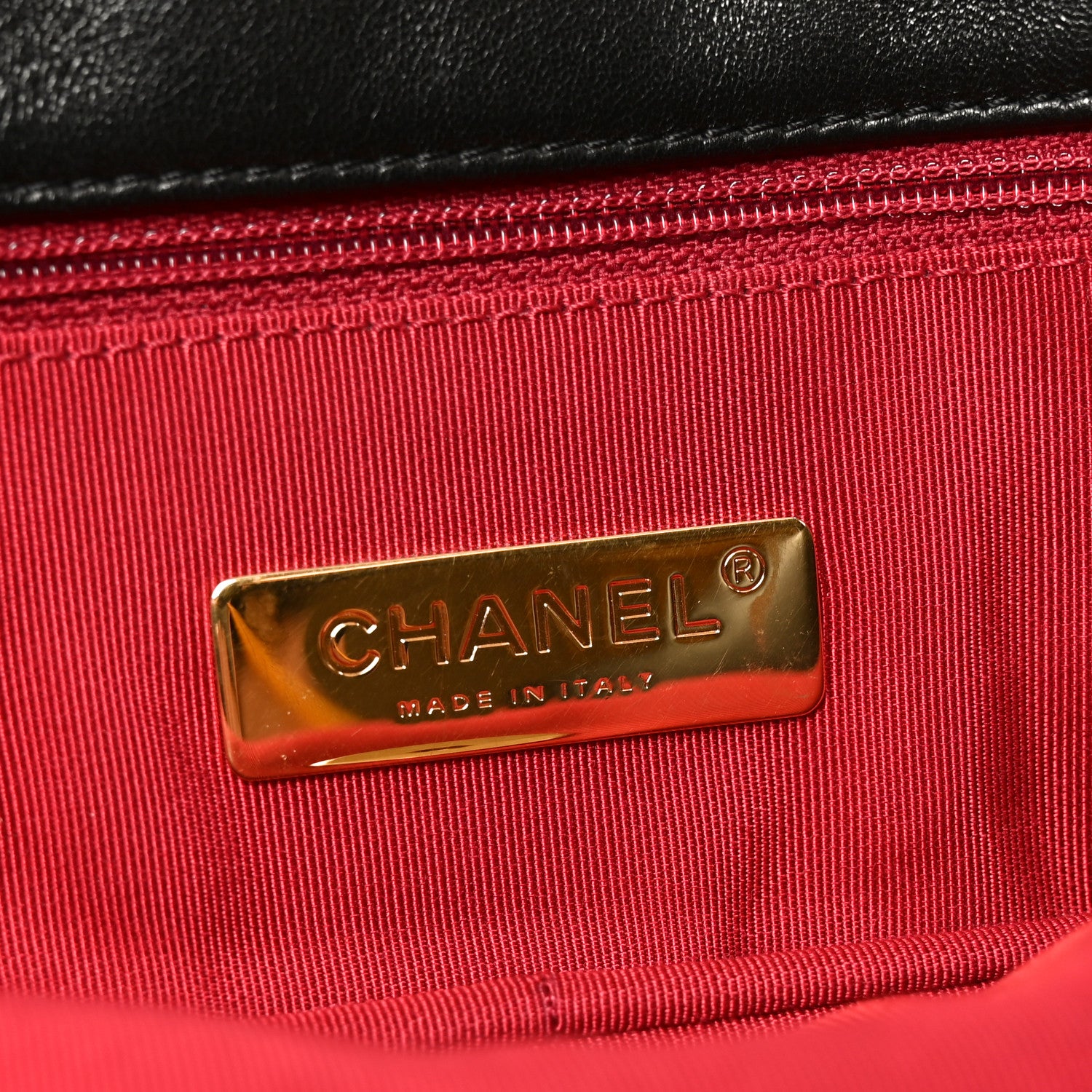 Chanel Lambskin Quilted Maxi Chanel 19 Flap Black 6 of 10