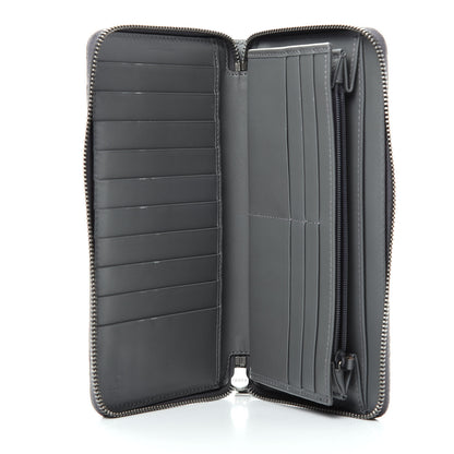 Gucci Guccissima Signature Zip Around Organizer Wallet Grey 5 of 8