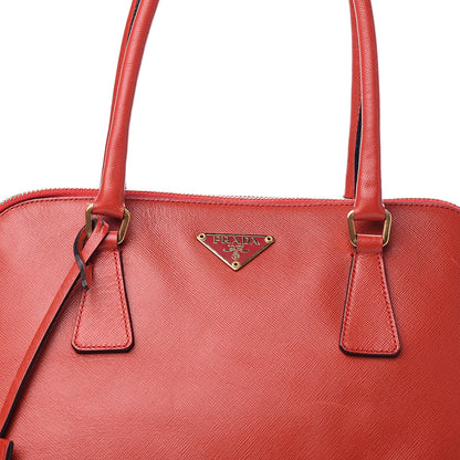 Prada Saffiano Frame Bowler Red 14 of 14