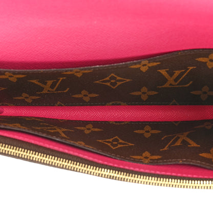 Louis Vuitton Monogram Bloom Flower Emilie Wallet Fuchsia 6 of 12
