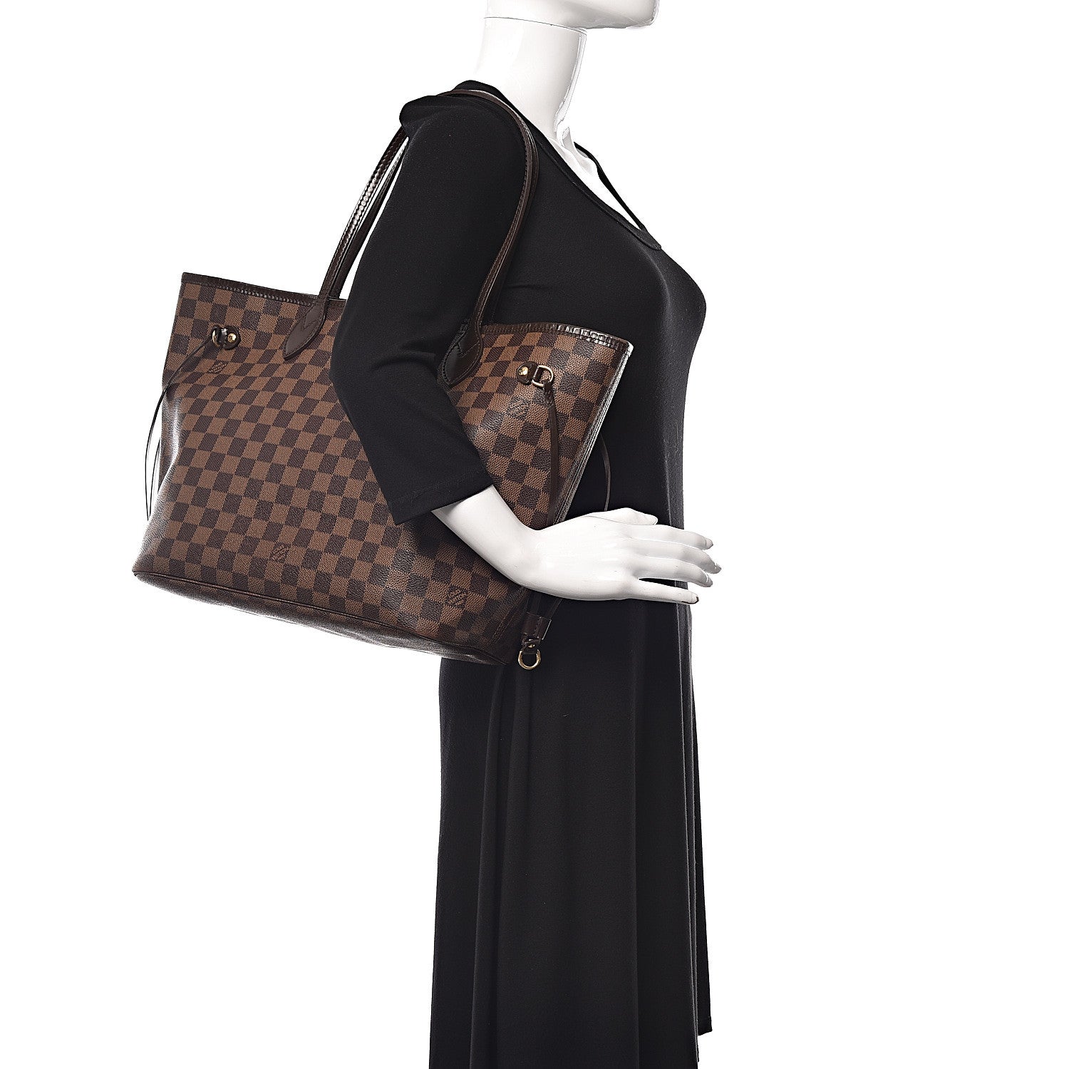 Louis Vuitton Damier Ebene Neverfull MM 2 of 30