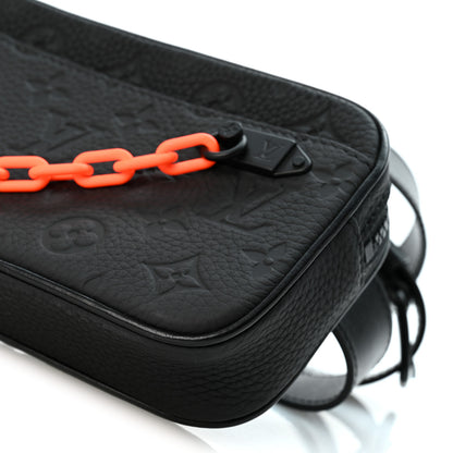 Louis Vuitton Taurillon Monogram Uniformes Solar Ray Soft Pochette Volga Belt Bag Black 9 of 9
