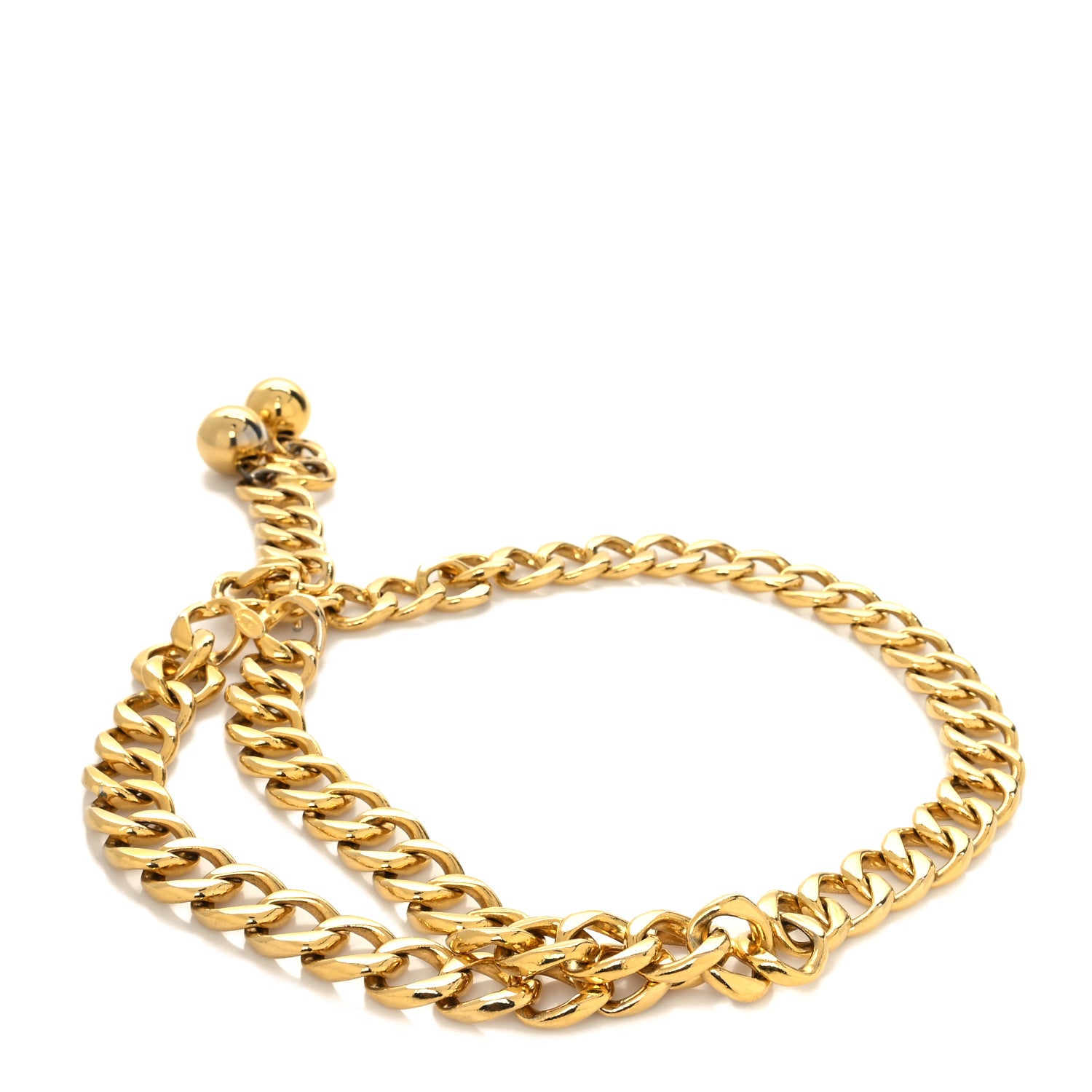 Chanel Metal Chain Belt Gold 2 of 4