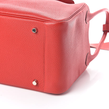Hermes Taurillon Clemence Lindy 34 Rouge Casaque 9 of 9