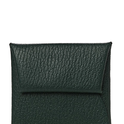 Hermes Chevre Mysore Bastia Coin Purse Vert Titien 9 of 12