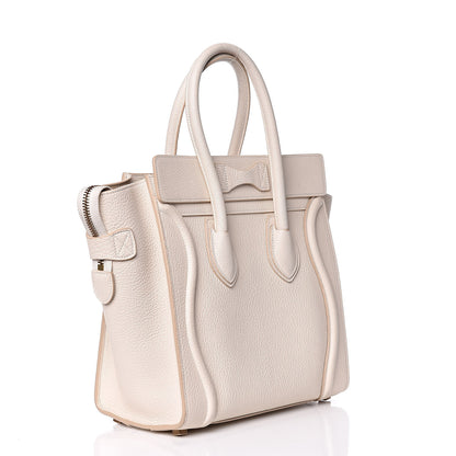 Celine Goatskin Micro Luggage White 3 of 22