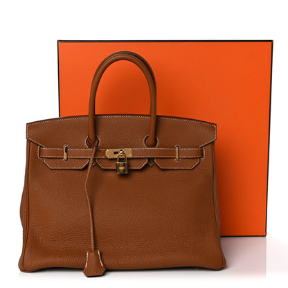 Hermes Togo Birkin 35 Gold 14 of 14