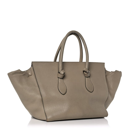 Celine Crisped Calfskin Medium Tie Knot Tote Taupe 3 of 24