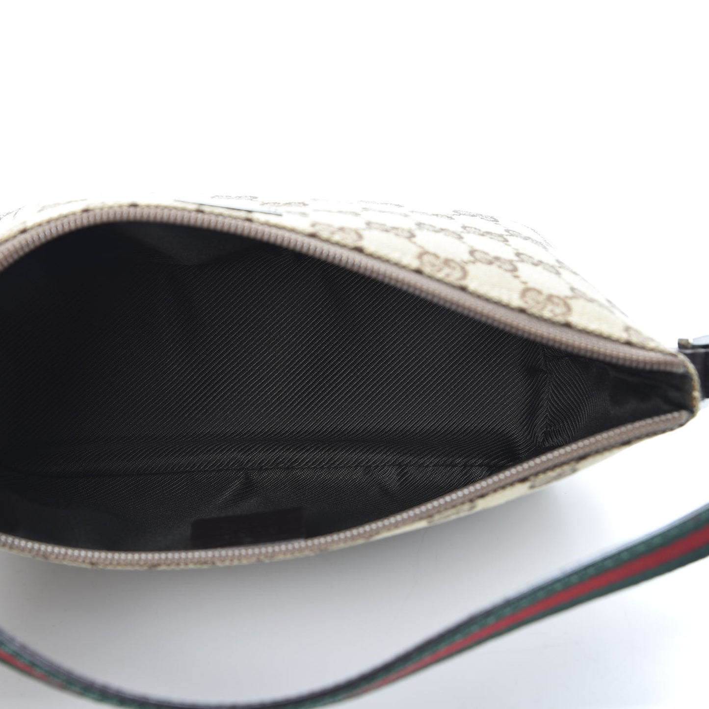Monogram Web Boat Pochette Brown