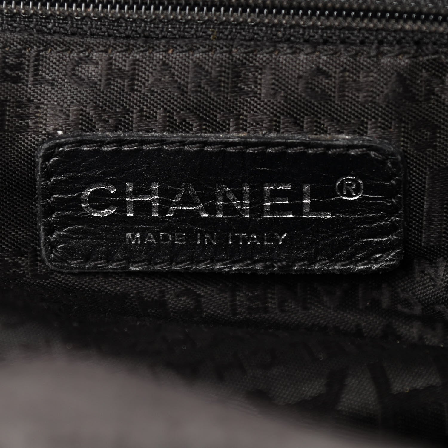 Chanel Caviar Square Stitched Large Tote Black 9 of 15