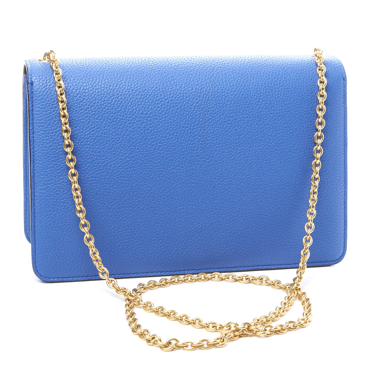 Mulberry Cross Grain Calfskin Small Darley Porcelain Blue 2 of 9