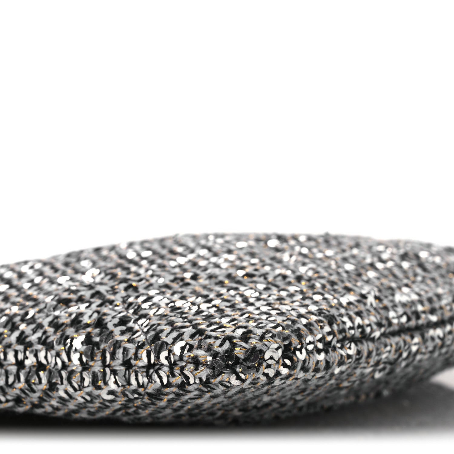 Chanel Sequins Medium 19 Pouch Silver 9 of 13